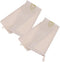 HAKIDZEL 2pcs Reusable Linen Bread Bag Drawstring Storage for Homemade Bread Pouches for