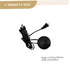 SHINEOFI 11Ft Foot Switch Power Cord Us Plug Extension Cord with Foot Operated Switch for Floor Lamp Desk Lamp Lighting