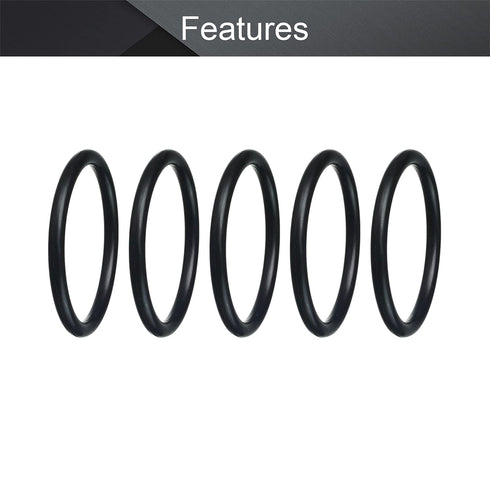 10pcs Nitrile Rubber O-Rings, 3.1mm Wire Dia, 29.8mm Inner Dia, 36mm OD, Black Washers for Oil or Air Sealing