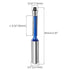 1/2 Inch 5/16" 1-3/16 Shank Flush Trim Router Bit, Diameter Top Double Bearing Router Bit, Carbide Tipped Straight