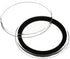 OnFireGuy 20pcs 39mm Black Ring Coin Capsules & Capsule Tube with Red Cap Lid for 1oz Silver Rounds, Protective Coin