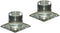 Mirart Pull Handle, Self Stick Round Acrylic Mirror Finger Knob, 2 Pack