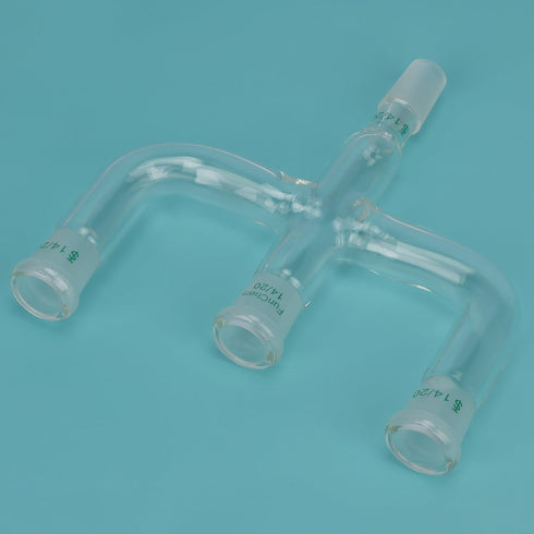 4-Way Claisen Distillation Adapter with 14/20 Joint