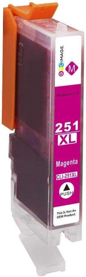 GPC Image Compatible Ink Cartridge Replacement for Canon 250XL 251XL, 14 Pack for Pixma Printers