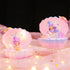 PRETYZOOM Table Lamps | Night Light Mermaid Teen Room Decor | Aesthetic Lamps for Bedroom Home Light Decor