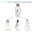Motion Sensor Light Socket,PIR Motion E26 Screw Bulb Adapter, Auto On/Off Night Light Control Smart Sensor Bulb Adapter for Storage Room, Garage Lighting Fixture (E26-Sensor)