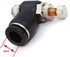 Beduan Pneumatic Push to Connect Air Flow Control Valve, 6mm Tube OD x M5 Male Thread, Elbow 90 Degree Switch Valve Adapter Fitting by beduan