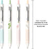 DUNBONG Flower Style Water-based Neutral Pen - 0.5mm Fine Point Gel Ink Ballpoint Pen - Pack of 4