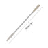 2Pcs Silver Stainless Steel Lab Spatula, Lab Laboratory Mini Double-Ended Spatula, Lab Mini Double Ended Spatula, Micro Spatula, Semi-Micro Shovel Tapered Arrow End Flat Ends,Lab Utensils,Lab Spatulas