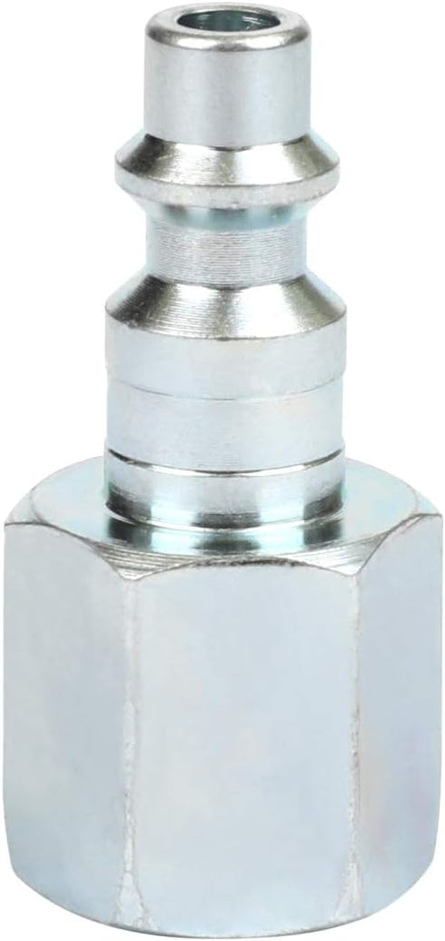 WYNNsky Industrial Air Plug Set, 1/4 Inch Body Size, 3/8 Inch NPT Female Threads, 2 Pieces Steel Air Fittings by WYNNsky