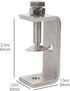 304 Stainless Steel C Clamps, Heavy Duty Adjustable Wide Jaw Opening for Metal Working, Woodworking, 2.5in/2pcs