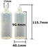 NANSHINE LDPE Plastic Dropper Bottles - Empty Squeeze Liquid Eye Dripper Containers with Child Resistant Cap (100ML x10)