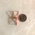 Pack of 25 Multi-Purpose Small Metal Clips, Rose Gold Clothesline Utility Clips