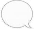 Juvale 48 Pack Dry Erase Speech Bubble Cutouts for Bulletin Boards, Classroom Teaching Supplies, Laminated