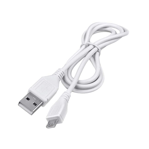 3.3ft White Micro USB Power Cable Charger Cord Lead Plug for Zoom