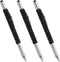 Multi-word 6 in 1 Multi Function Tool Ballpoint Pen with Ballpoint, Ruler, Screwdriver, Flat Head, Touch-Screen Pen, 3