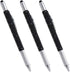 Multi-word 6 in 1 Multi Function Tool Ballpoint Pen with Ballpoint, Ruler, Screwdriver, Flat Head, Touch-Screen Pen, 3