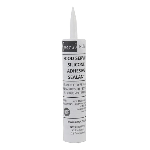 Awoco NSF Food Service Silicone Adhesive Sealant, Heat/Cold Resistant -80°F to 400°F, Flexible Waterproof