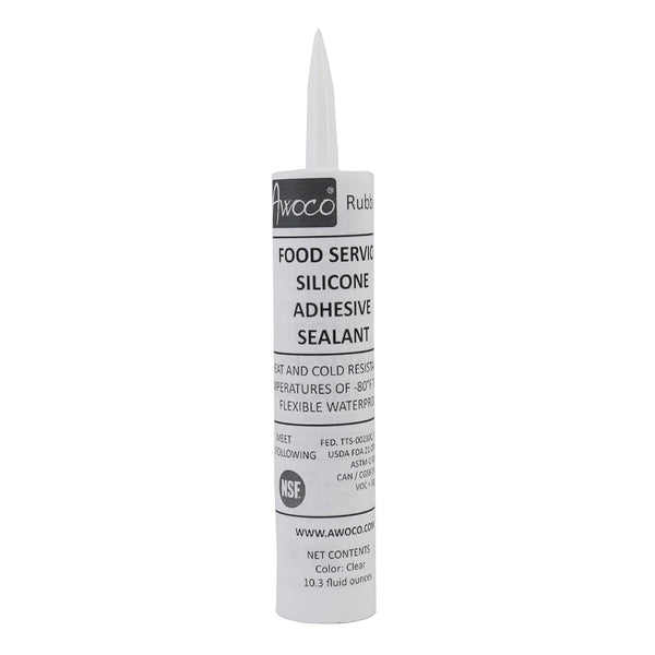 Awoco NSF Food Service Silicone Adhesive Sealant, Heat/Cold Resistant -80°F to 400°F, Flexible Waterproof