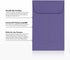 LUXPaper #1 Coin Envelopes | 2 1/4" x 3 1/2" | Wisteria Purple | 80lb. Text | 50 Qty