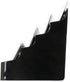 Hipiwe 2 Pack Business Card Holder for Desk, 8 Pocket Acrylic Display Stand, Office Desktop Name Card Organizer (Black)