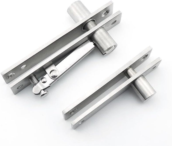 Heavy Duty Hidden Door Hinge - Stainless Steel Pivot | 360-Degree Rotation