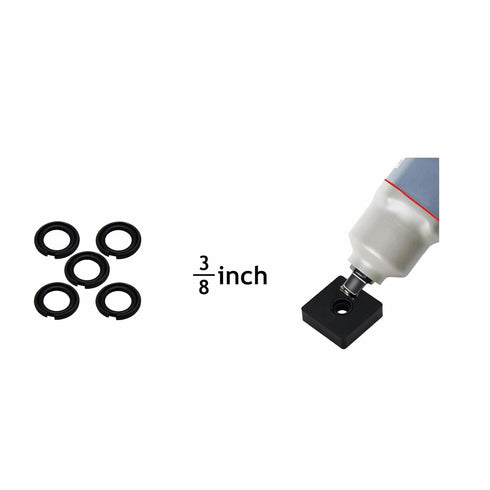 (4+4 Sets) 3/8 and 1/2" Impact Retaining Ring Clip with O-Ring for Milwaukee Electric/Pneumatic Wrench
