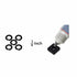 (4+4 Sets) 3/8 and 1/2" Impact Retaining Ring Clip with O-Ring for Milwaukee Electric/Pneumatic Wrench
