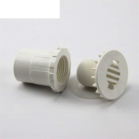 Generic 5pcs 20/25mm Dia32mm) Pipe connector Fish Tank Drainage Equipment Drain Connector Tube Joints Seafood Pool