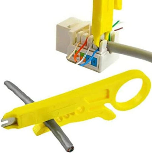 Mini Wire Stripper 3 Pcs for Network Wire Cable, RJ45/Cat5/Cat6 Data Cable, Telephone and Computer UTP Cable