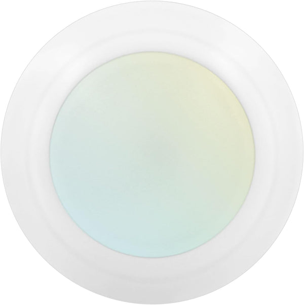 LUXRITE 4 Inch LED Disk Lights, Dimmable Flush Mount Ceiling Light, 5CCT