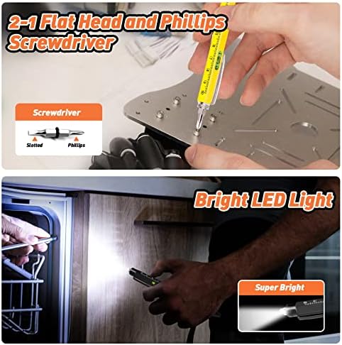 9 1 Set, KEZKALS Fathers Day Mens Gifts for Husband Dad, in Multitool Pen Gifts for Men, Fathers Day Gift from Daughter