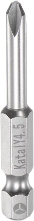 Y4.5 Tri-point Screwdriver Bit, 1/4" Hex Shank, 2" Length, Magnetic Y Type Power Tool
