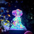 Aladdinas LED Dinosaur T-Rex Night Light, Holographic Iridescent Design, Nursery Decor Display Box with Ribbon (T-REX