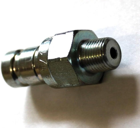 Generic PD323 1/8 PD323 FD90-1034-02-04) TP - Aftermarket Flat Face Diagnostic Nipple MPT (Parker Aeroquip