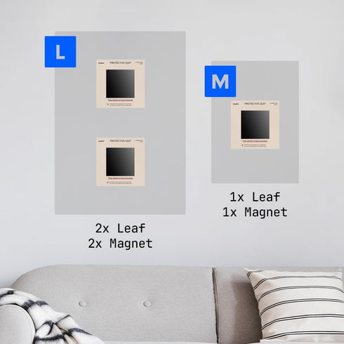 3-Pack Displate Magnetic Wall Mount Kit for Hanging Pictures, Peel & Stick Wall Magnets with Safe Removable Adhesive