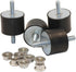 M8 Rubber Vibration Isolator Mounts, 4pcs M8x23-40x30mm, Anti Vibration Silent-Blocks for Car Boat Motors