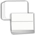 Hamilco White Cardstock Paper with Rounded Corners 5" x 7", 100 lb