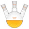 Glass Round Bottom Flask, Heavy Wall Borosilicate Glass Lab Flask with 24/40 Standard Taper Outer Joint