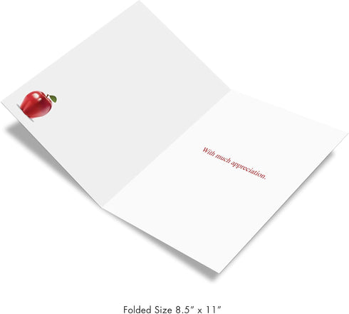 NobleWorks Jumbo Thank You Card for Nurse and Doctor (8.5 x 11 Inch) - Big Gratitude Greeting Card