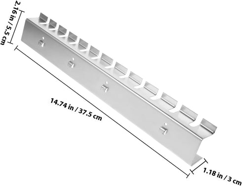 370mm Homoyoyo Perforated Wall Hook Pegboard Rack Screwdriver Organizer Tool Holder Hand Tool Rack Garage Workbench