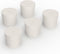 Solid Rubber Stoppers, Size 7#, Set of 5, Precision Tapered Lab Seal for Air-Tight Control
