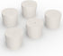 Solid Rubber Stoppers, Size 7#, Set of 5, Precision Tapered Lab Seal for Air-Tight Control