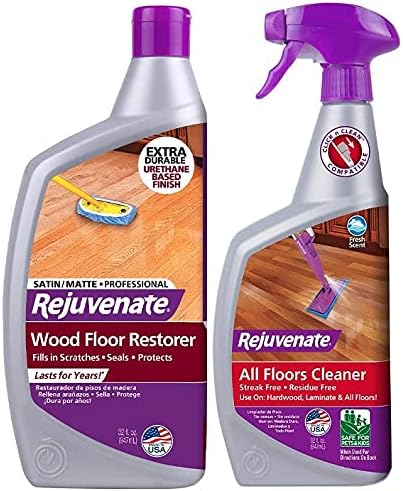 Rejuvenate Professional Hardwood Restorer Satin 32oz Cleaner 32oz