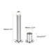 uxcell Male M6x40mm Screw Post for 5/16"(8mm) Hole Dia, Belt Buckle Binding Bolts, Leather Fastener, Stainless Steel (5