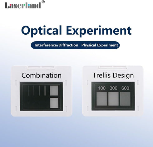 Double-Slit Experiment Single Slit Double Slits Combination Trellis Design Optics Elements Interference Diffraction