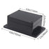 Zulkit Junction Box, Universal Electrical Boxes Project Enclosure, ABS Plastic Dustproof Waterproof IP65 with Fixed