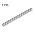 HARFINGTON 5pcs Round Rods, 7.9mm x 100mm High Speed Steel (HSS) Lathe Bar Stock DIY Craft Tools for Turning, Facing,