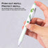 DUNBONG Flower Style Water-based Neutral Pen - 0.5mm Fine Point Gel Ink Ballpoint Pen - Pack of 4