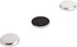 U Brands 1.25” High Energy Brushed Metal Magnets, Silver, 12-Count for Glass Dry Erase Boards (2911U00-12)